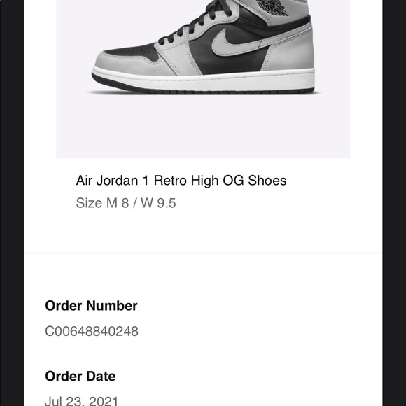 Jordan 1 shadow 2.0 size 8 - Picture 2 of 3